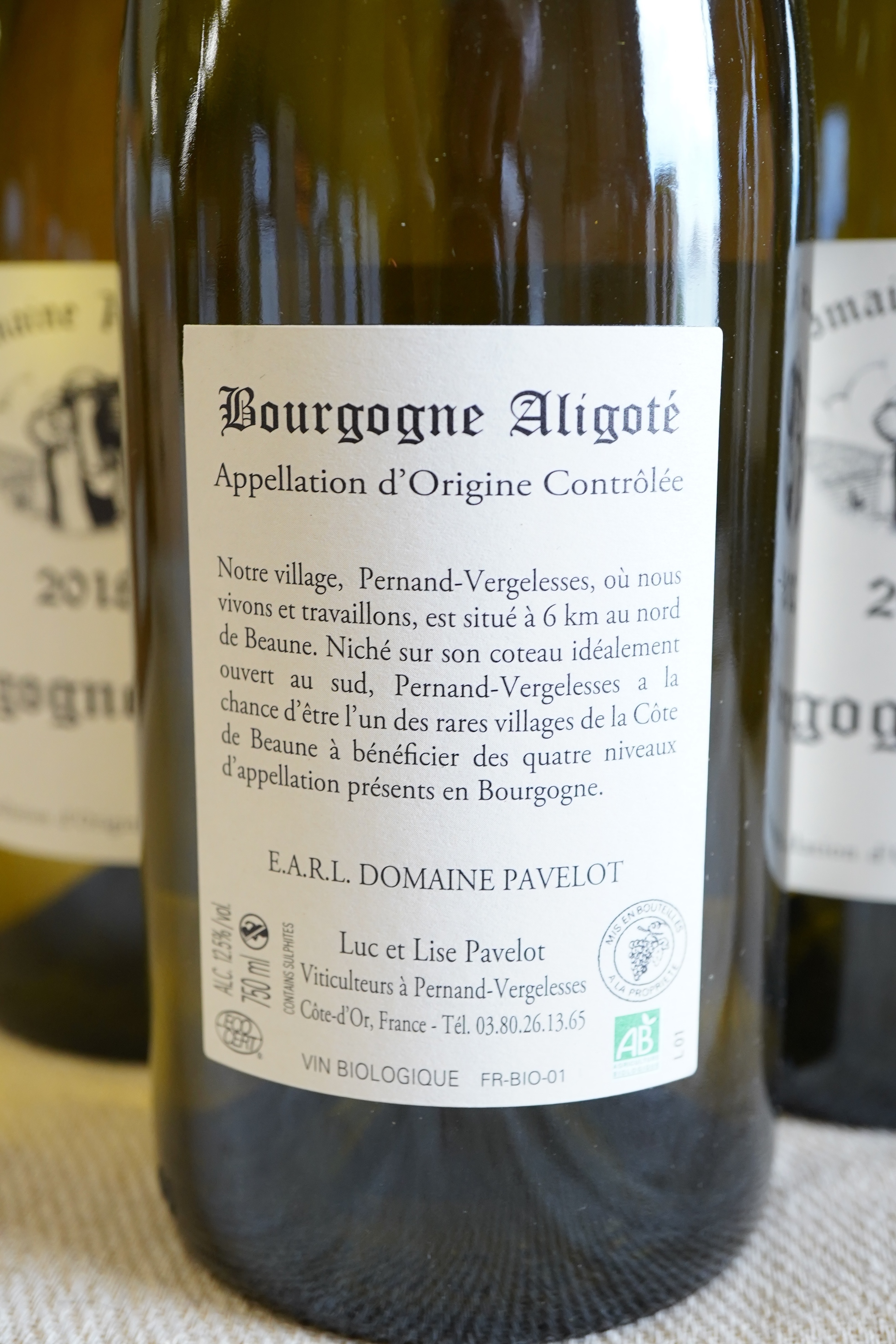 Domaine Jean-Marc Pavelot, Bourgogne-Aligoté, 2018